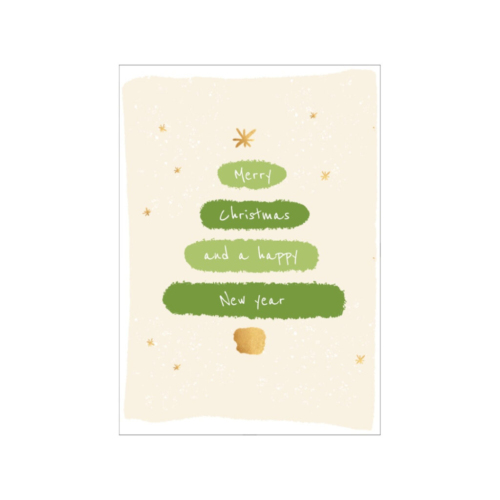 Chocolade wenskaart | Kerstmis 01 | aanpasbaar