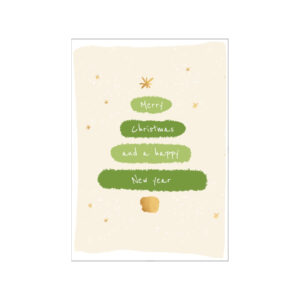 Chocolade wenskaart | Kerstmis 01 | aanpasbaar