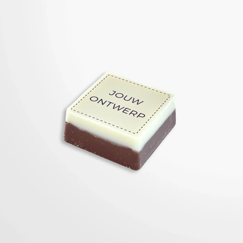 Logoblokje | chocolade | eigen ontwerp